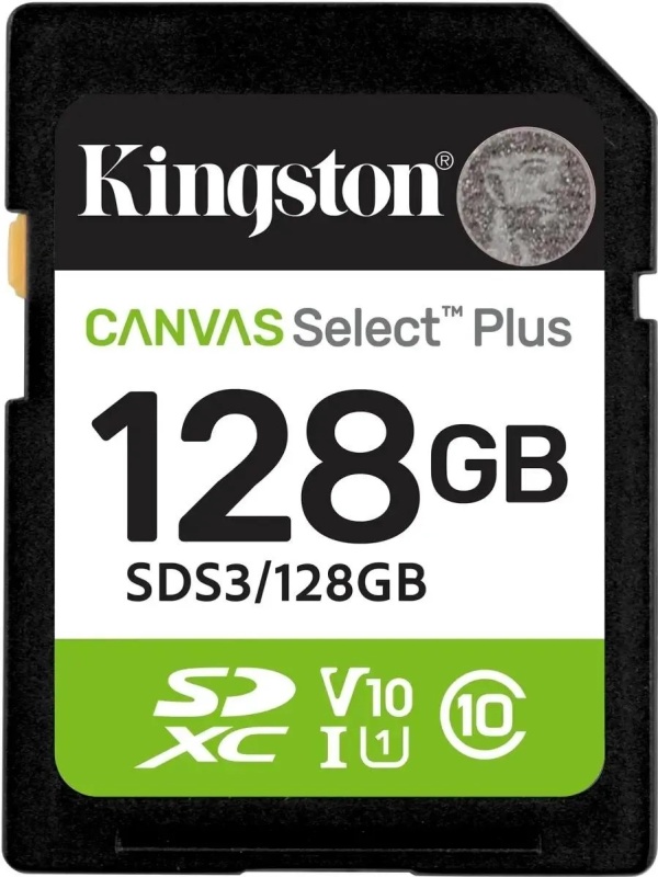 Kingston Canvas Select Plus SDXC 128Gb SDS3/128GB