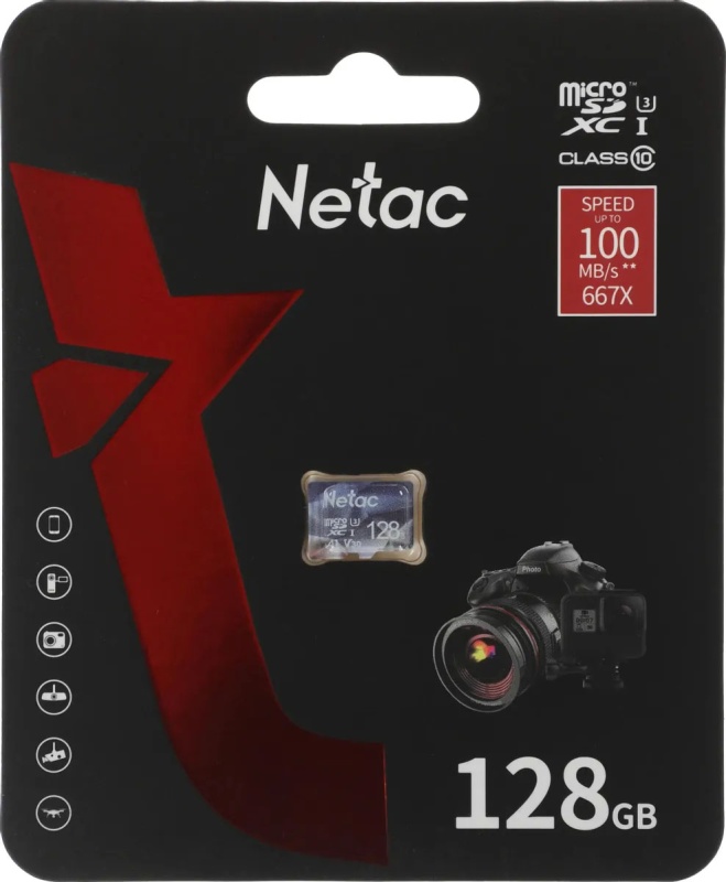 Netac P500 Ultra microSDXC 128Gb w/o adapter