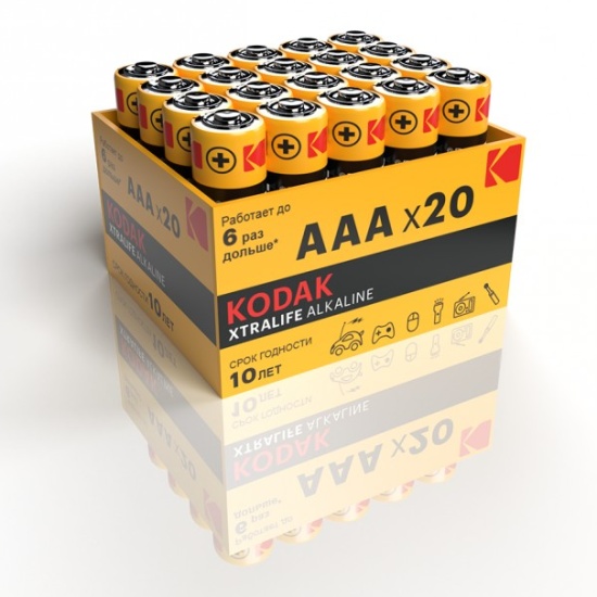 Kodak XtraLife Alkaline AAA LR03 бл 20