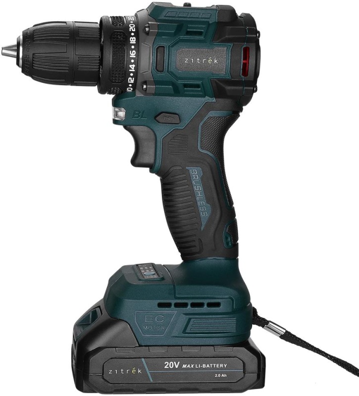 Zitrek Greenpower 20 PRO в кейсе, 20В, 2х2.0Ач (085-1314)