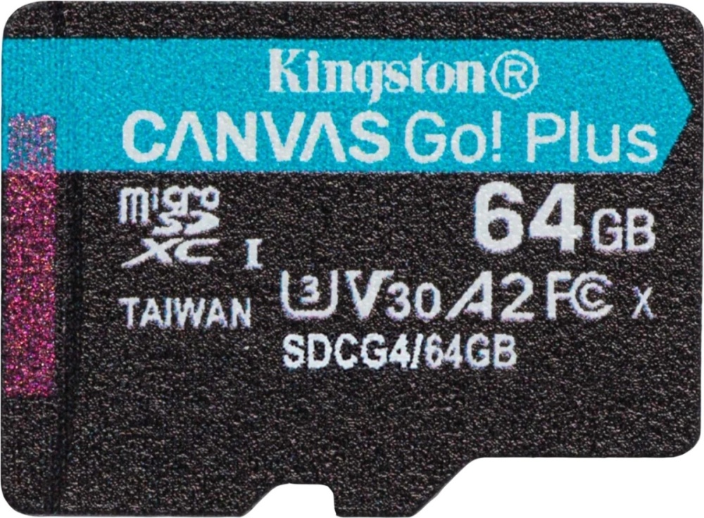Kingston Canvas Go Plus 64Gb microSDXC SDCG4/64GBSP