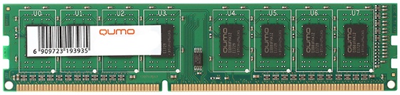 Qumo DDR3 4Gb 1600MHz pc-12800 CL11 (QUM3U-4G1600C11)