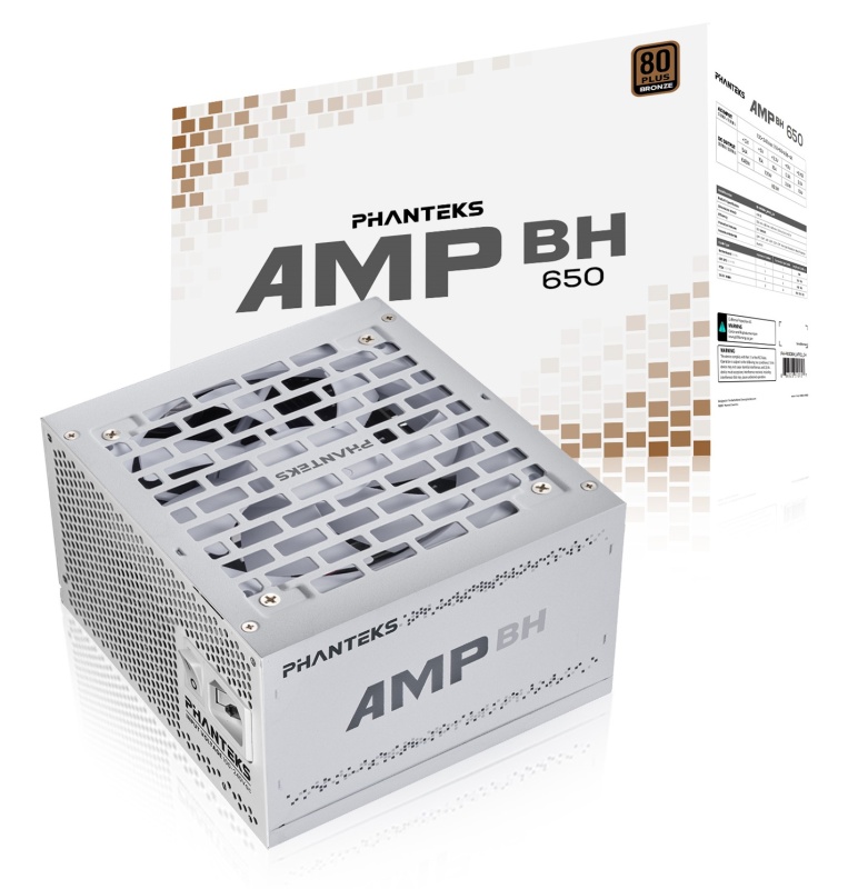 PHANTEKS AMP BH, 650W, 80+ Bronze, ATX3.1 (PH-P650B_WT01) белый