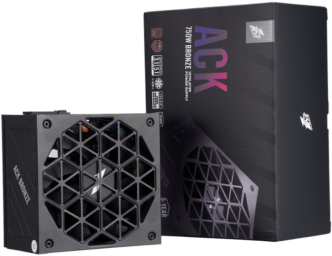 1STPLAYER ACK BRONZE, 750W, 80+ Bronze, ATX 3.1 (HA-750AA2)