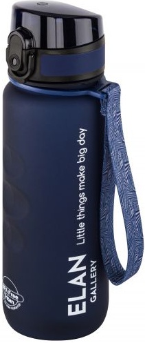 Elan Gallery Style Matte, с углублениями для пальцев, темно-синяя, 500 мл