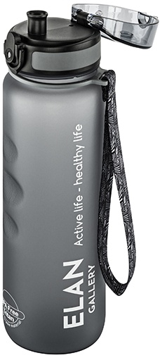 Elan Gallery Style Matte, с углублениями для пальцев, серая, 1000 мл