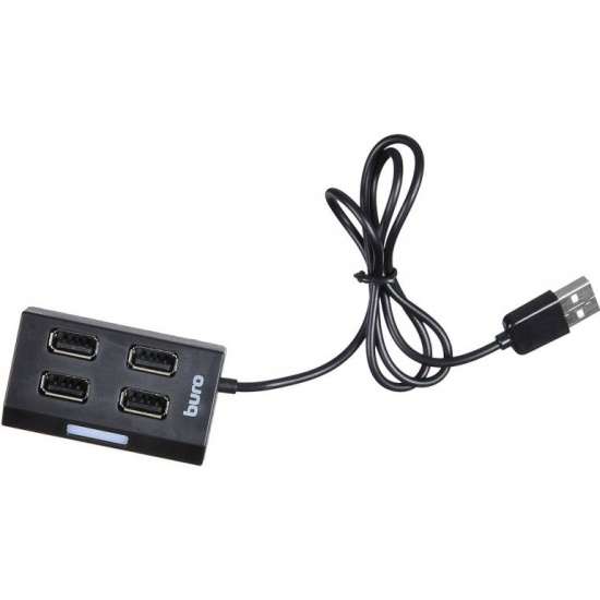 Buro BU-HUB4-U2.0 4порт. черный