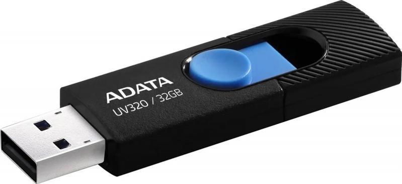 AData UV320 32Gb black/blue AUV320-32G-RBKBL