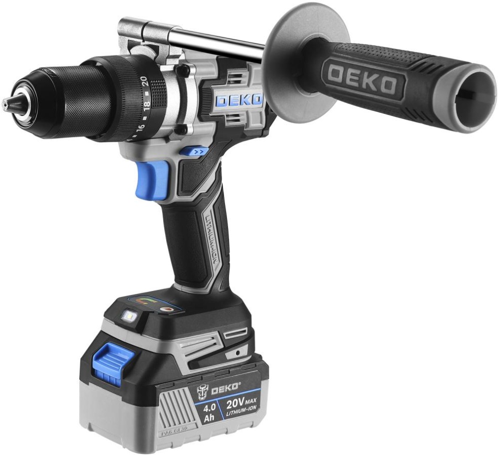 DEKO DKCID20 PRO, 20В, 135 Нм, 1x4.0Ач (085-1068)
