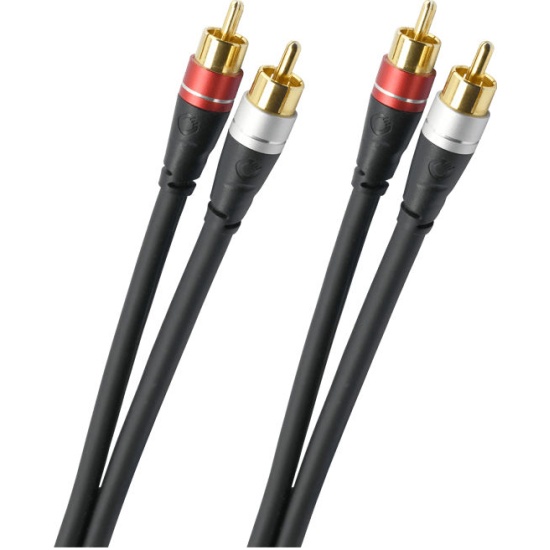 Oehlbach Audio 2RCA-2RCA, black 2.00 м