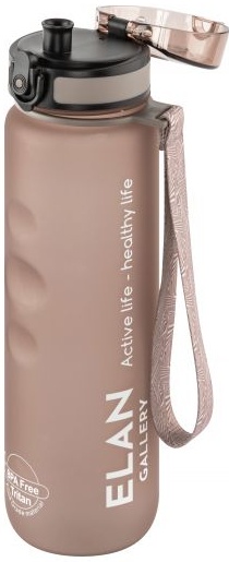 Elan Gallery 1000 мл 7,8*7,8*28,5 см \"Style Matte\" с углублениями для пальцев капучино (280161)