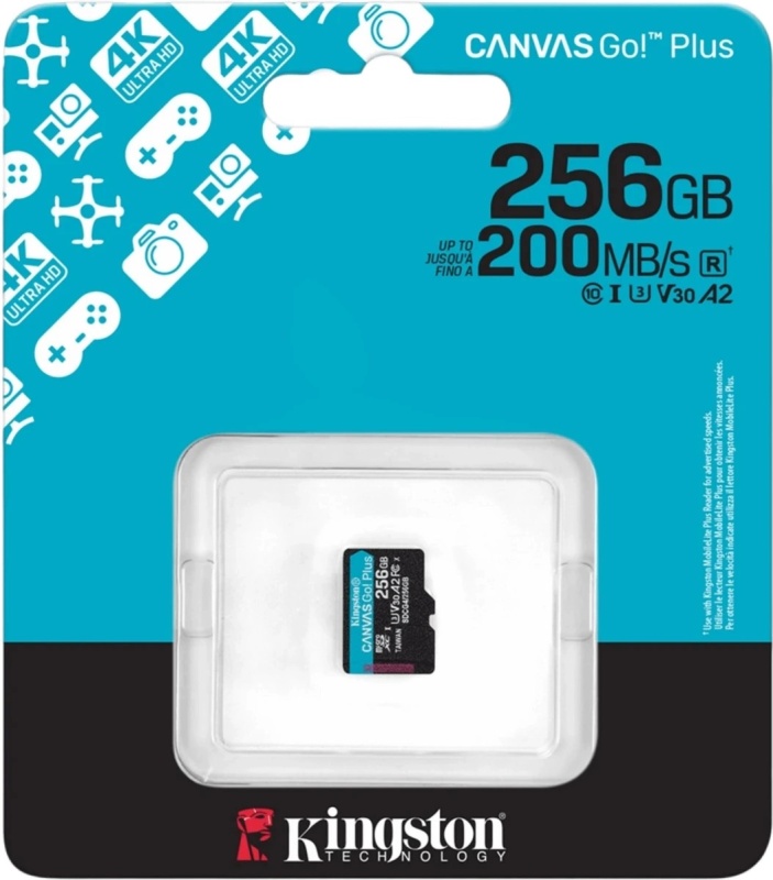 Kingston Canvas Go Plus microSDXC 256Gb SDCG4/256GBSP