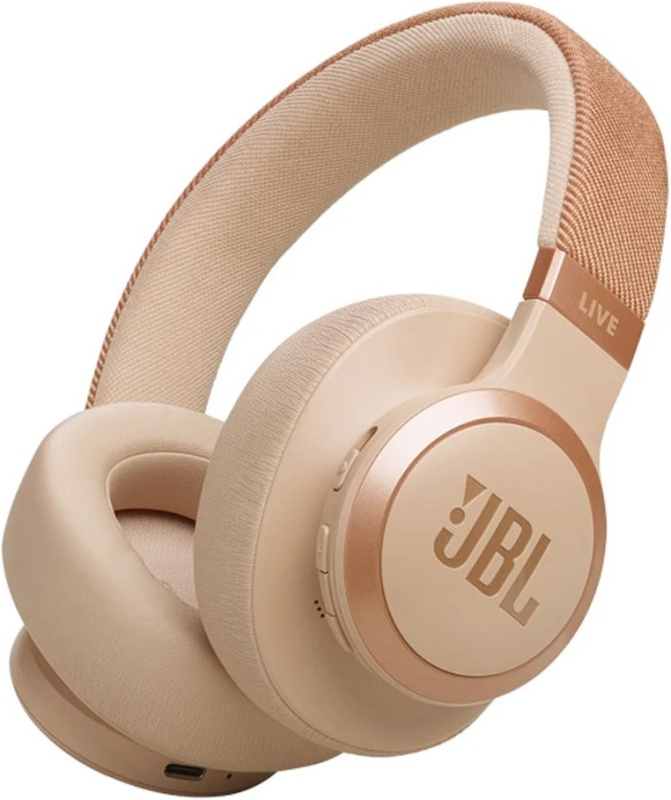 JBL Live 770NC, бежевый