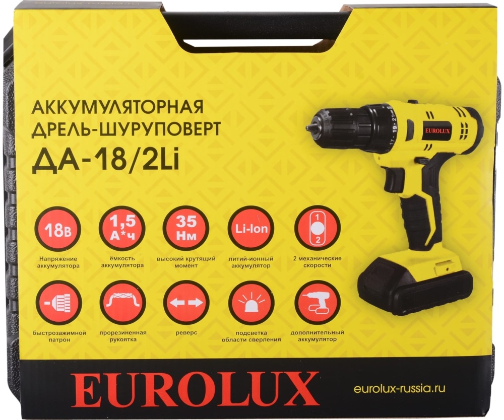 Eurolux ДА-18/2Li, 72/14/40