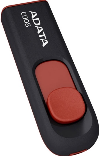 AData C008 16Gb black/red AC008-16G-RKD
