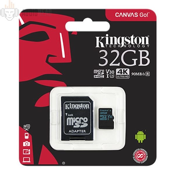 Kingston microSDHC 32Gb Canvas Go + SD Adapter