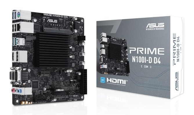 Asus PRIME N100I-D D4-CSM (Intel N100, Mini-ITX)