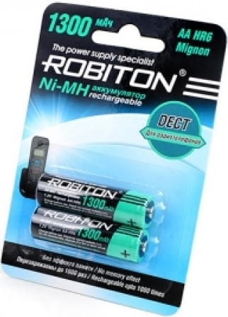 Robiton Dect AA 1300 mAh (уп 2 шт)