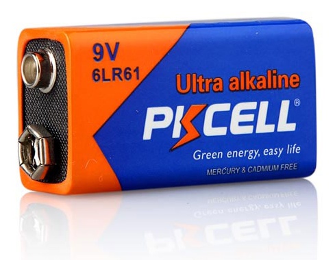 КРОНА - Pkcell 6LR61-1B 9V (1 штука)