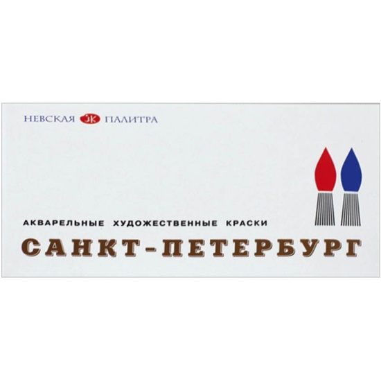 ЗХК Санкт-Петербург художественная 24 цвета, пласт. упак.