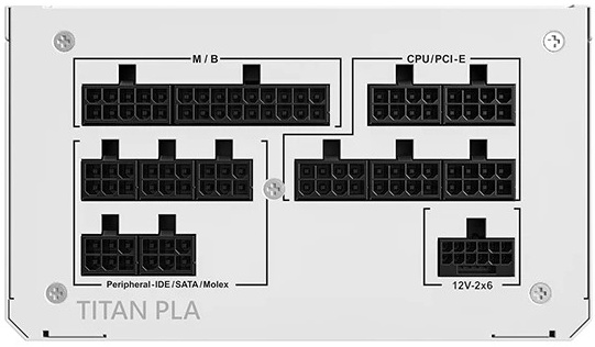 Montech TITAN PLA, 850W, 80+ Platinum, ATX3.1 (TIX0124)