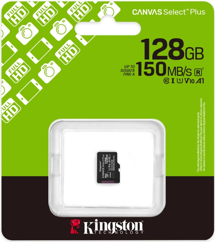 Kingston Canvas Select Plus Gen3 microSDXC 128Gb SDCS3/128GBSP