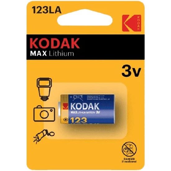 Kodak Max Lithium CR123