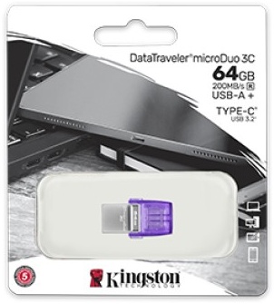 64Gb - Kingston DataTraveler microDuo 3C DTDUO3CG3/64GB