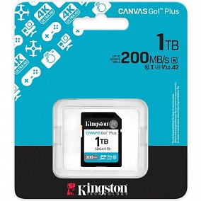 1Tb Kingston Canvas Go Plus Gen4 SDXC UHS-I U3 V30 (200/160 Mb/s) NEW