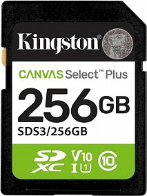 Kingston Canvas Select Plus SDXC 256Gb SDS3/256GB