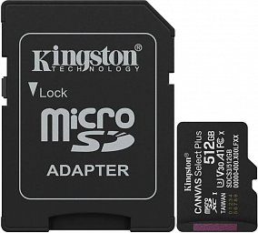 Kingston Canvas Select Plus microSDXC 512Gb SDCS3/512GB
