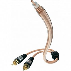 INAKUSTIK Star Audio Cable, Y-Sub, RCA <> 2RCA, 5 м
