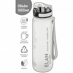 Elan Gallery Style Matte, с углублениями для пальцев, белая, 1000 мл
