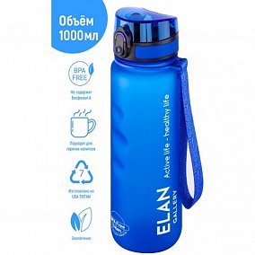 Elan Gallery Style Matte, с углублениями для пальцев, небесная, 1000 мл