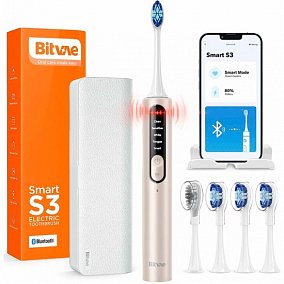 Bitvae S3 Smart E-Toothbrush с поддержкой прилоложения для смартфонов, белая